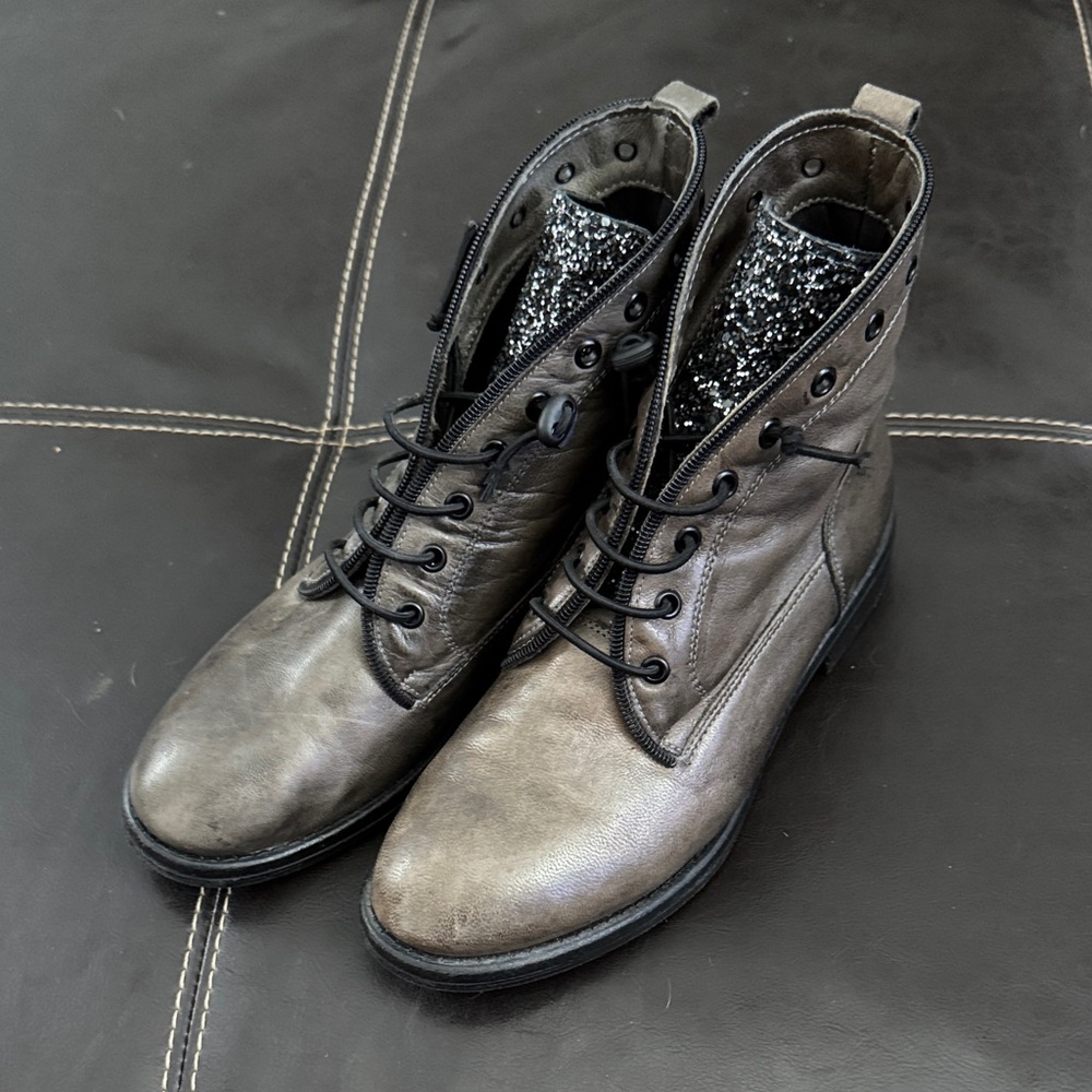 Sheridan Mia Gray Ankle Boots